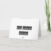 グロスターのクリスマスカード シーズンカード (裏面)