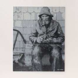 グロスターの漁師が網を繕った ジグソーパズル