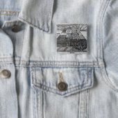 グロスターの郡のバドミントンの家 缶バッジ (インサイチュ)