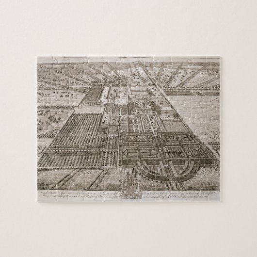 グロスターのengraの郡のバドミントンの家 ジグソーパズル (横)