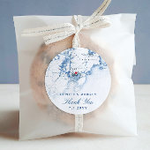 グロスターケープアンエレガントネイビー結婚式の引き出物 ラウンドシール