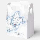 グロスターケープアンデスティネーションウェディングエレガント フェイバーボックス (オープン)