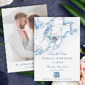 グロスターケープAnn日付QRコードエレガントを保存 セーブザデート