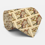 グロスターシャーカウンティイングランド旧古美術館地図 ネクタイ (ロール)