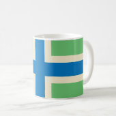 グロスターシャー州旗 コーヒーマグカップ (正面右)