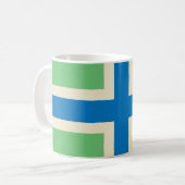 グロスターシャー州旗 コーヒーマグカップ (正面左)