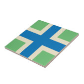 グロスターシャー州旗 タイル (側面)