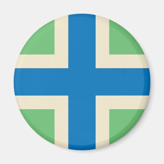 グロスターシャー州旗 マグネット (正面)