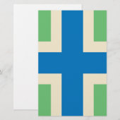 グロスターシャー州旗 便箋 (正面/裏面)