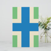 グロスターシャー州旗 便箋 (スタンド正面)