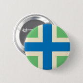 グロスターシャー州旗 缶バッジ (正面&裏面)