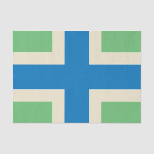 グロスターシャー州旗 薄葉紙 (正面)