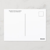 グロスターショナーズスループウィンスローホーマー ポストカード (裏面)