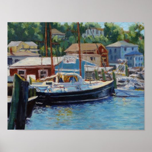 グロスターシーニック魚釣りボート ポスター (正面)