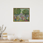 グロスターハーバー(油オンキャンバス) ポスター (キッチン)