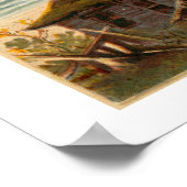 グロスタービーチ、マサチューセッツ州ヴィンテージスタイル ポスター (角)