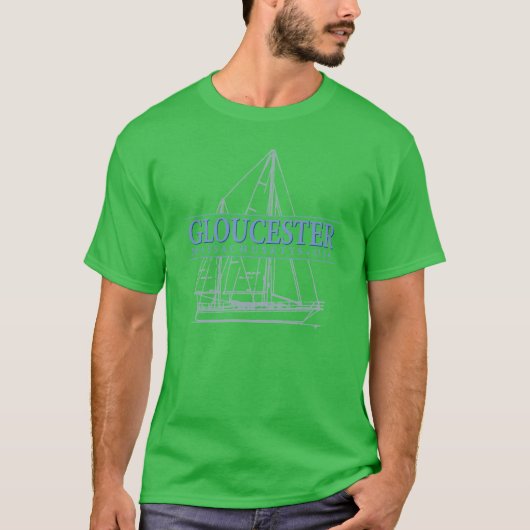 グロスターマサチューセッツ州1 Tシャツ (正面)
