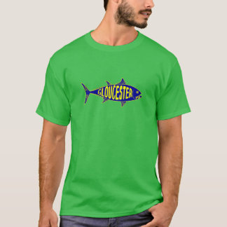 グロスターマサチューツナマグロ魚釣りケープアンMA Tシャツ