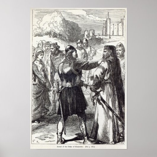 グロスター公爵の逮捕 ポスター (正面)