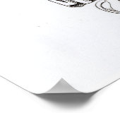 グロスター大聖堂エドワード2世の肖像画 ポスター (角)