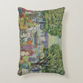 グロスター港(キャンバスの油) アクセントクッション (正面(垂直))