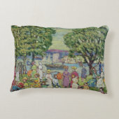 グロスター港(キャンバスの油) アクセントクッション (裏面)