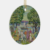 グロスター港(キャンバスの油) セラミックオーナメント (右)