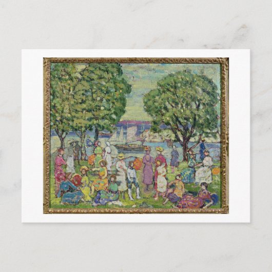 グロスター港（キャンバス上の油彩） ポストカード (正面)