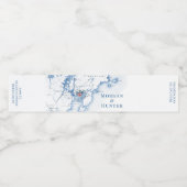 グロスターMA宛先ウェディングエレガント ペットボトルラベル (シングルラベル)