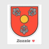 グロストラップ市の紋章 シール (シート)