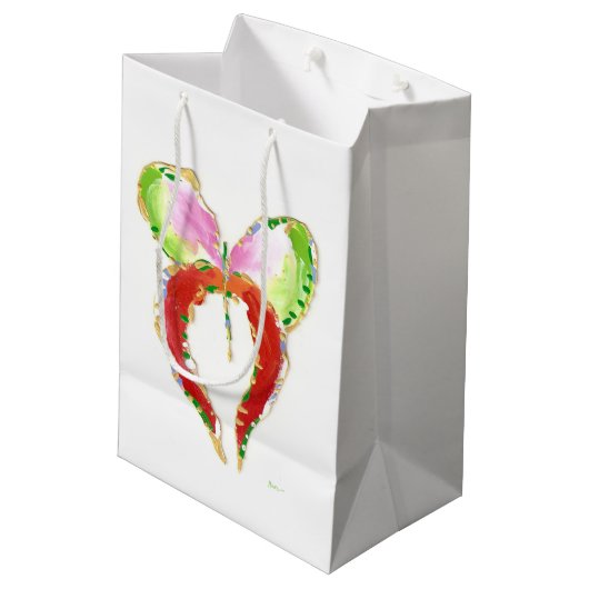 グロスバタフライ抱き枕。 ミディアムペーパーバッグ (裏面アングル)