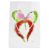 グロスバタフライ抱き枕。 ミディアムペーパーバッグ (裏面)