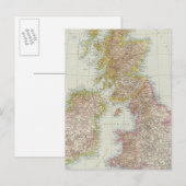 グロスブリタニエン, Irland – アイルランドの地図 ポストカード (正面/裏面)
