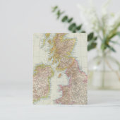 グロスブリタニエン, Irland – アイルランドの地図 ポストカード (スタンド正面)