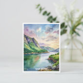 グロスモーヌ国立公園ウォーター絵画カラー ポストカード (スタンド正面)