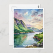 グロスモーヌ国立公園ウォーター絵画カラー ポストカード (正面/裏面)