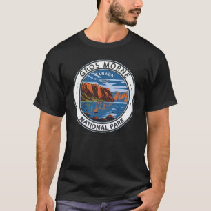 グロスモーヌ国立公園カナダ旅行芸術ヴィンテージ Tシャツ