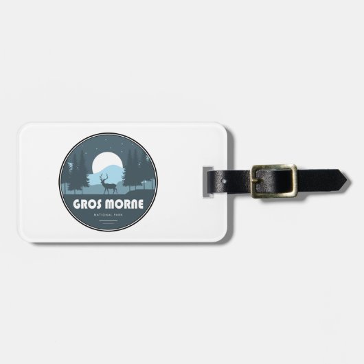 グロスモーンナショナルパークディアー ラゲッジタグ (正面横)