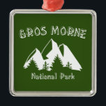 グロスモーン国立公園 メタルオーナメント<br><div class="desc">カナダのグロス・モーン国立公園は、大陸と氷河を衝突させて形成され、古代の景観とユネスコの世界伝統の場所である。</div>