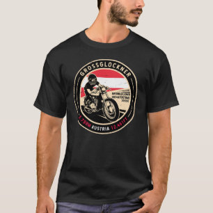 グロスロックナー  オーストリア  オートバイ Tシャツ