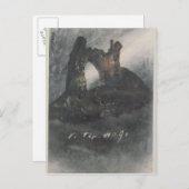 グロズ・ネズ、ジャージー、またはアーチの廃墟 ポストカード (正面/裏面)