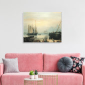 グロッスター、ダンカンのポイント、修理のためにビーチ キャンバスプリント (インサイチュ (リビング))