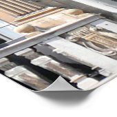 グロッテの有名なギルドホールの窓の閉め込み ポスター (角)