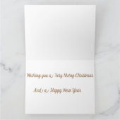 グロットクラッカーとくるみクラッカー付きクリスマスカード カード (内部)