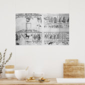 グロットデッラ・ケルシオラのフリーズ ポスター (キッチン)