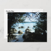 グロットベイでの岩の形成 ポストカード (正面/裏面)