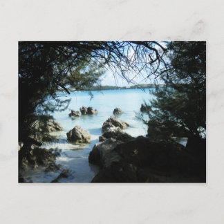 グロットベイでの岩の形成 ポストカード