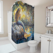 グロットーのマーメイド絵を描ズ シャワーカーテン (インサイチュ)