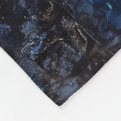 グロットーのマーメイド絵を描ズ フリースブランケット (角)