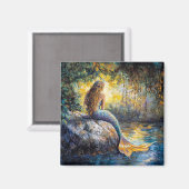 グロットーのマーメイド絵を描ズ マグネット (正面/裏面)